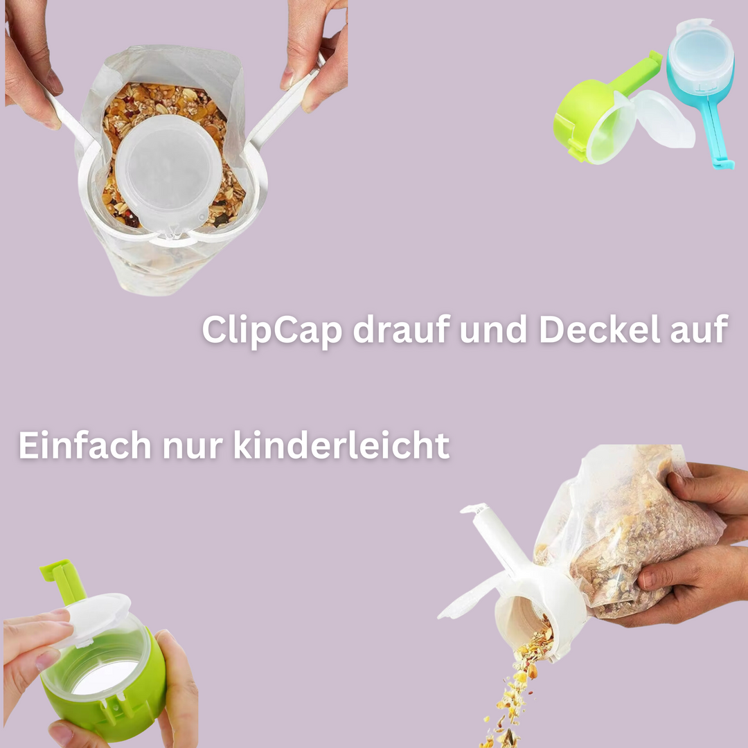 ClipCap - Der Lebensmittel-Verschluss der Zukunft